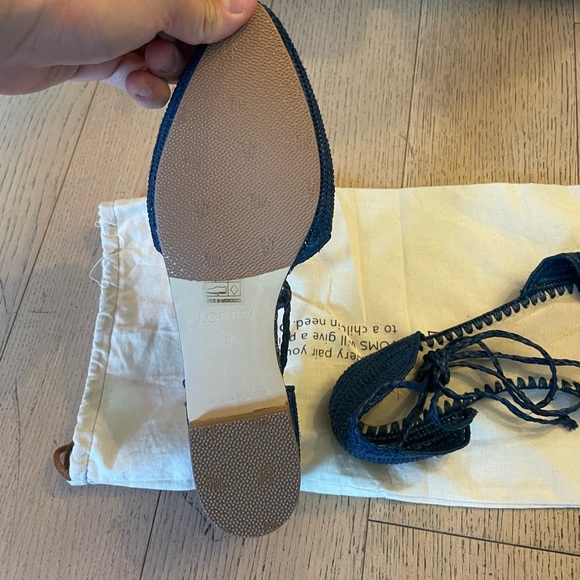 JCrew Tie Flats - Picture 3 of 6
